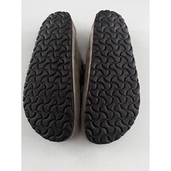 BIRKENSTOCK Boston Soft Footbed taupe suede CLOG slide size 40 - Picture 7 of 7